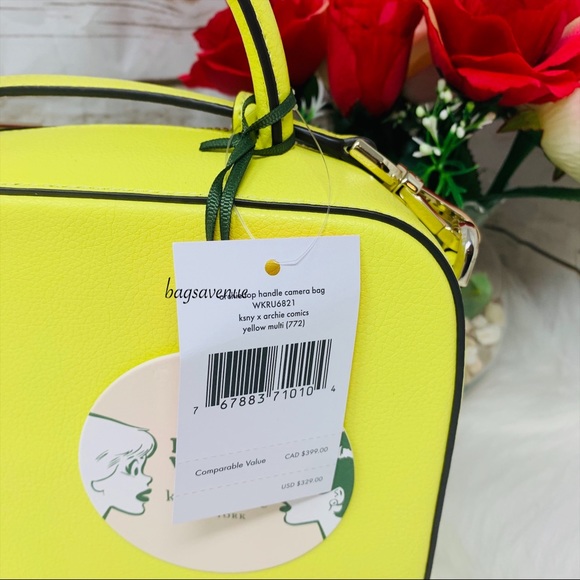 Kate spade riverdale Archie comic yellow crossbody - Picture 5 of 10